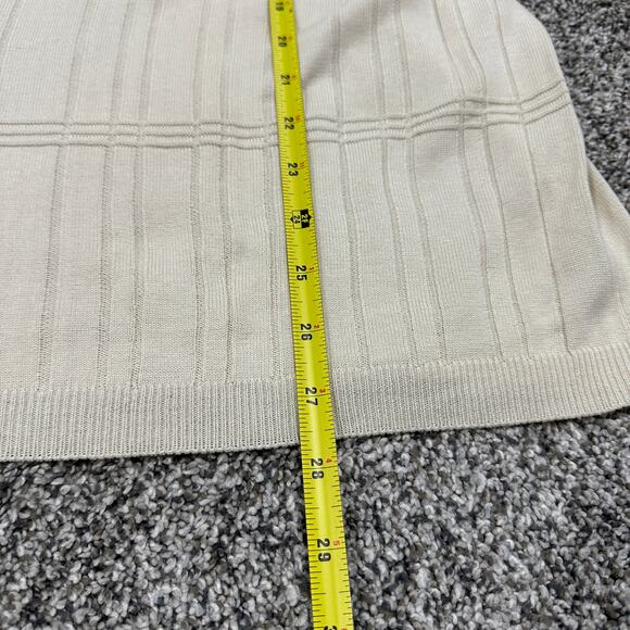 New with tags! Bachrach 100% Silk, Short Sleeve Sweater, Size XL - Picture 4 of 6